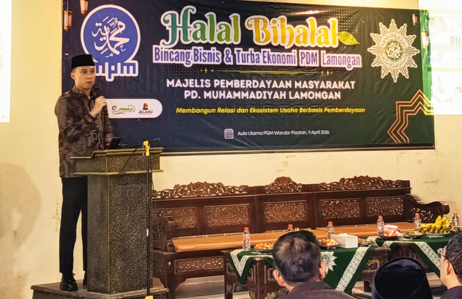 Halal Bihalal dan Bincang Bisnis MPM PDM Lamongan, Wakil Bupati Soroti Peran Agribisnis Dongkrak Ekonomi