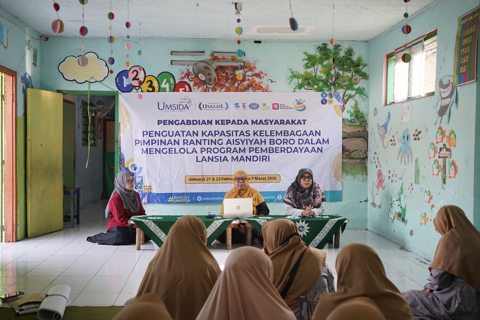 Tingkatkan Kualitas Hidup Masyarakat Lanjut Usia, Program Abdimas Umsida Gagas Daycare Lansia