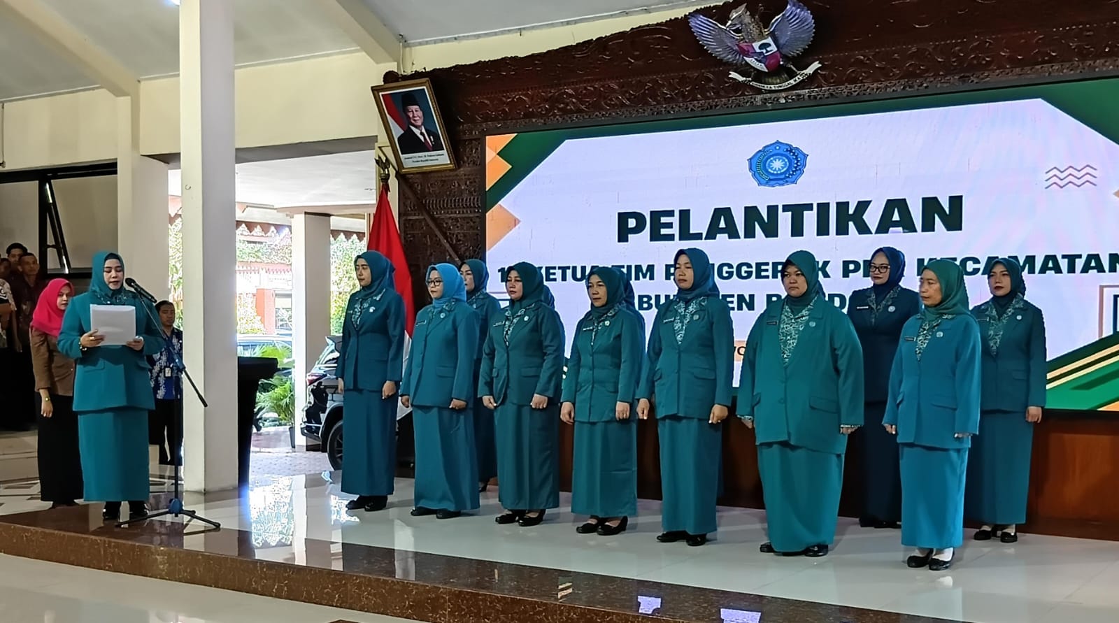 14 Ketua TP PKK Kecamatan Resmi Dilantik, Bupati  Bondowoso Tekankan Peran Strategis Kawal Stunting
