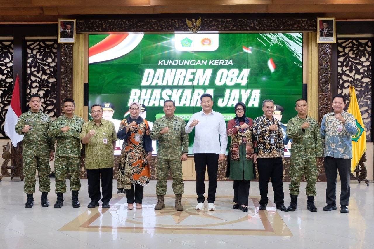 Terima Kunjungan Danrem 084, Bupati Sidoarjo: Perkuat Sinergi dan Akselerasi Program Strategis
