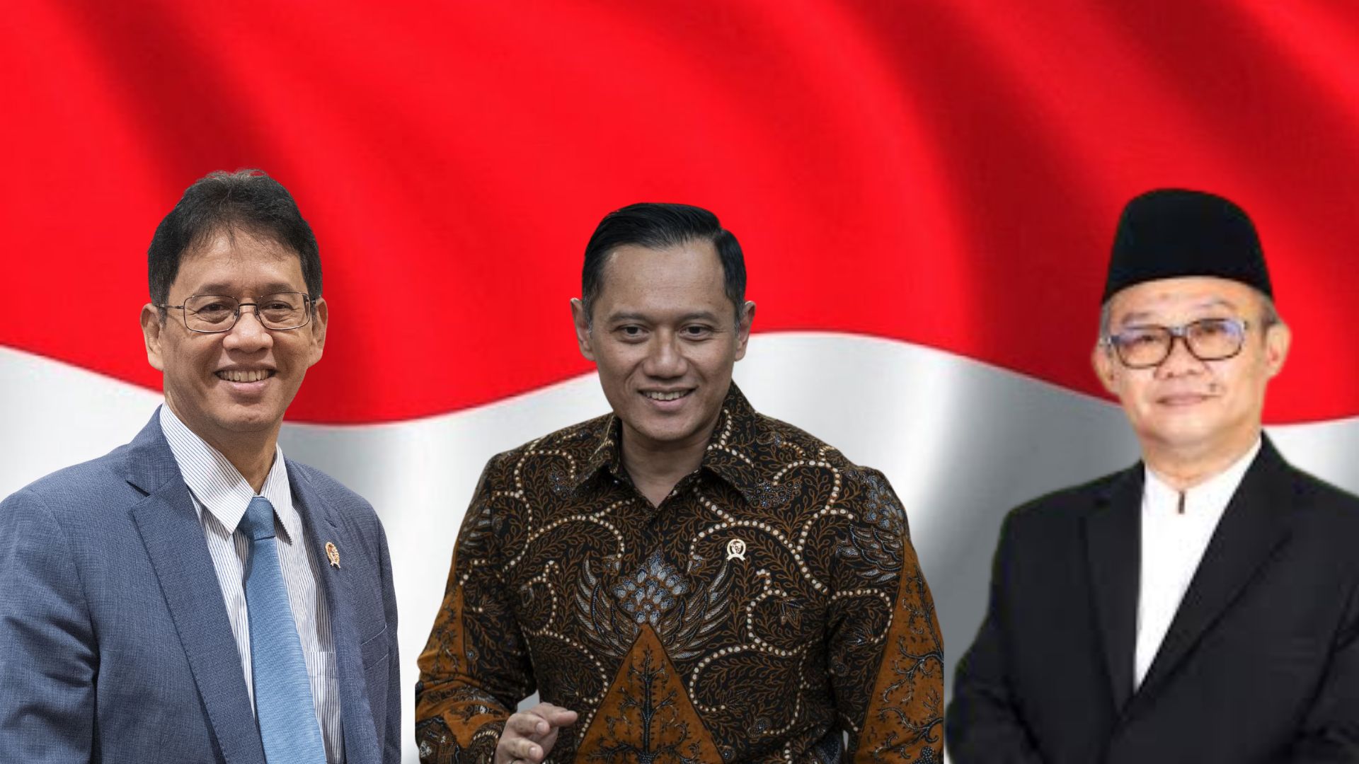Dari kiri: Menkeu Purbaya Yudhi Sadewa, Menko Infrastruktur dan Pembangunan Kewilayahan Agus Harimurti Yudhoyono (AHY), dan Mendikdasmen Abdul Mu'ti. (Ilustrasi: Ubay NA/ IST)