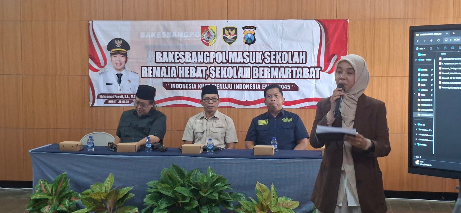 Bakesbangpol Jember Masuk Sekolah: Menyemai Wawasan Kebangsaan Generasi Muda