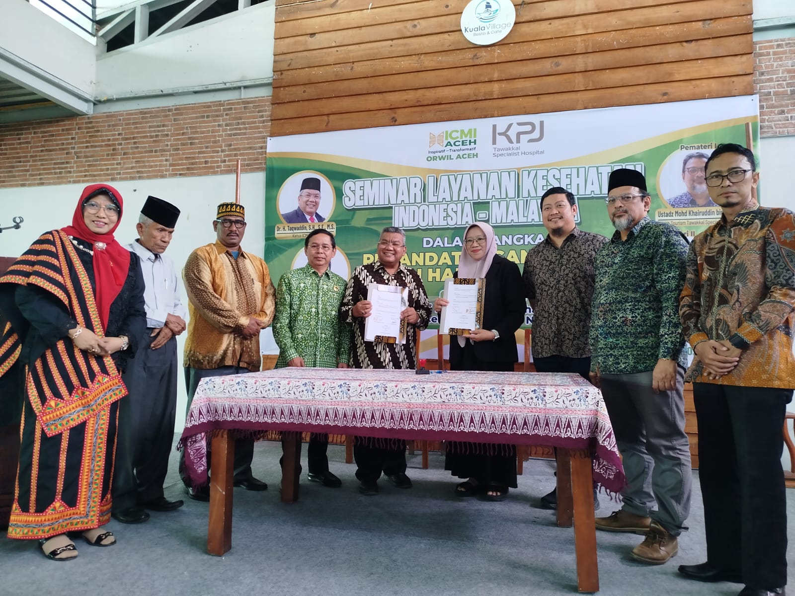 Teken MoU dengan Tawakkal Specialist Hospital Malaysia, ICMI Aceh: Solusi Masalah Layanan Kesehatan