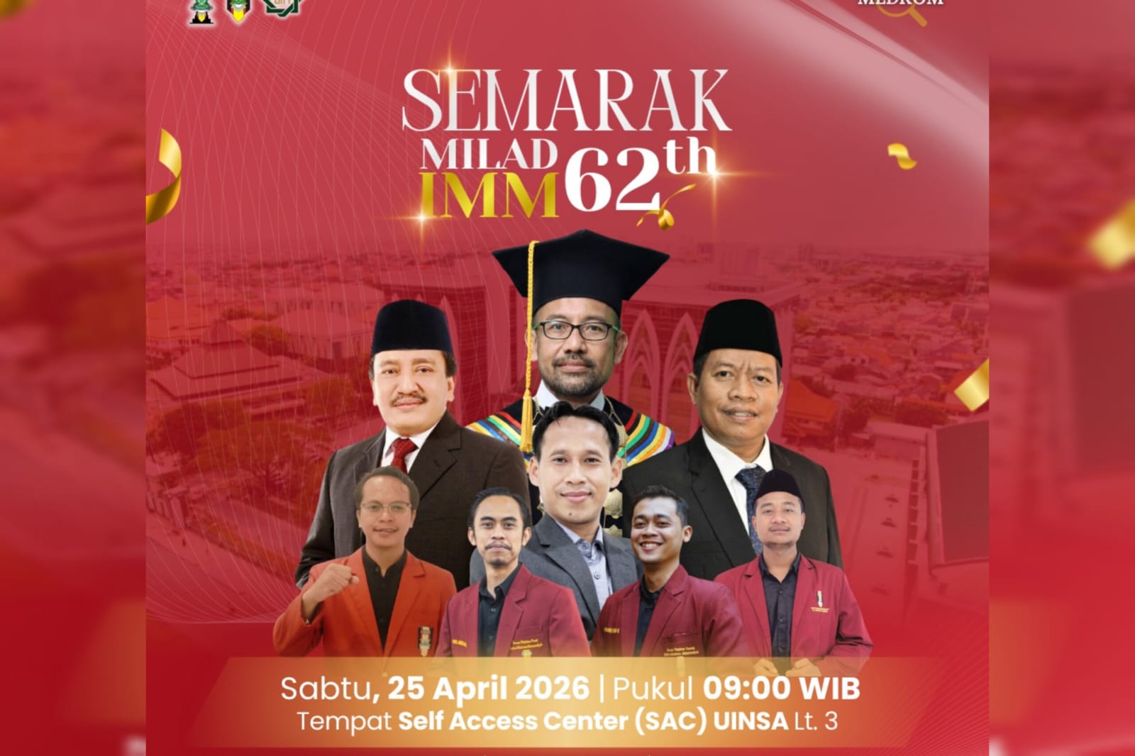 Sejumlah Tokoh Nasional akan Hadiri Diskusi Publik IMM UINSA, Bahas Krisis Arah Gerakan Mahasiswa