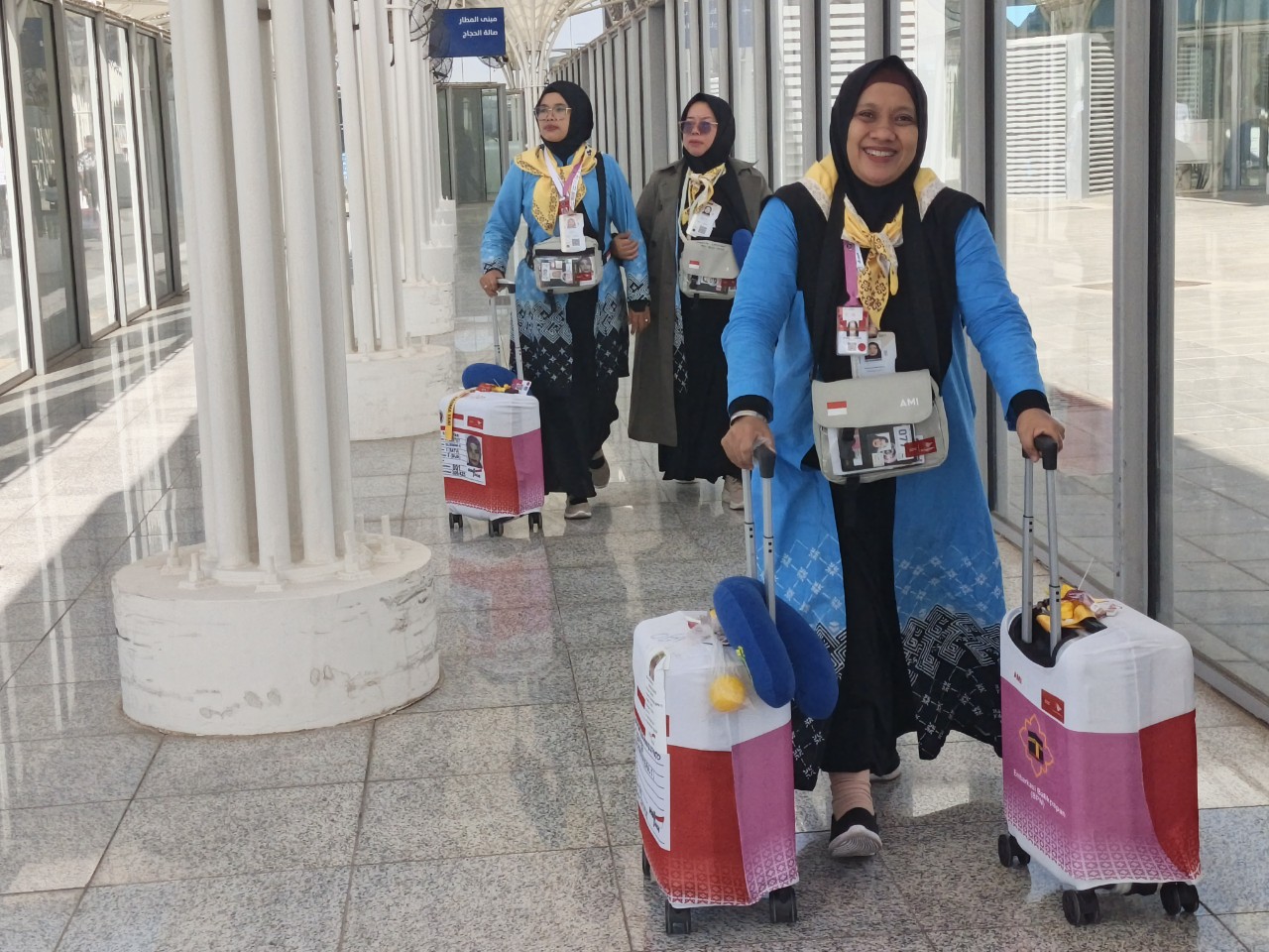 Penerbangan Haji Saudia SUB-16 Mendarat Darurat di Kualanamu, 380 Jemaah Tiba di Madinah dengan Selamat