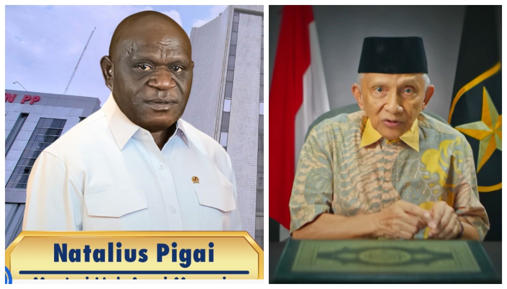 Menteri HAM Natalius Pigai komentari Amien Rais