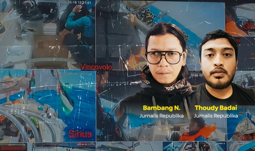 Pesan Terakhir Jurnalis Republika Sebelum Dicegat Israel Viral di Medsos