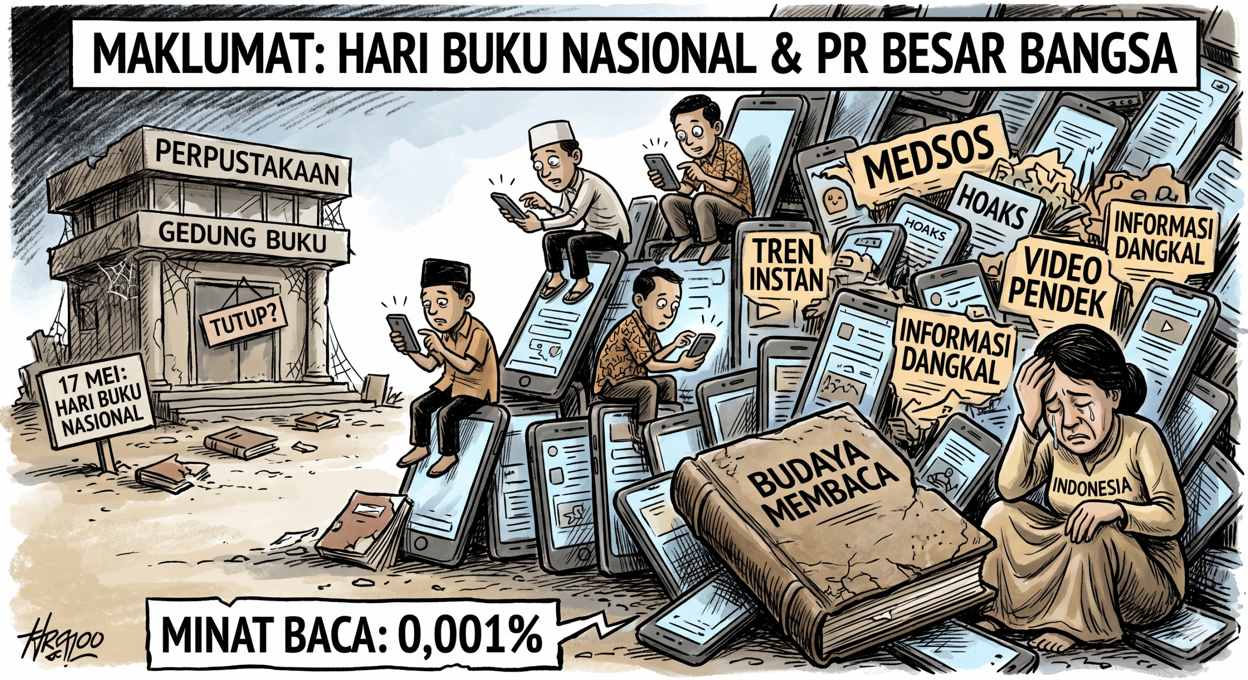 Hari Buku Nasional 2026: Mengapa Minat Baca Orang Indonesia Masih Rendah?