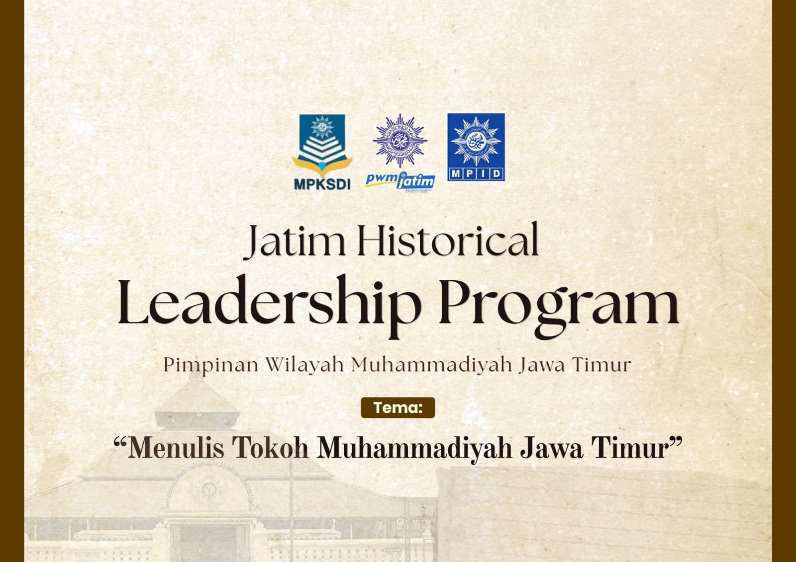 Jatim Historical Leadership Program Dibuka, Simak Poin Penting bagi Calon Peserta