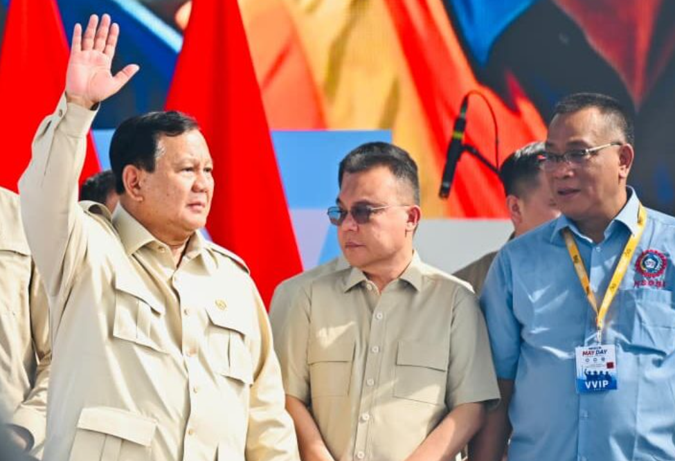 Transkrip Lengkap Pidato Prabowo May Day 2026: Rumah Buruh, Ojol, dan RUU Ketenagakerjaan
