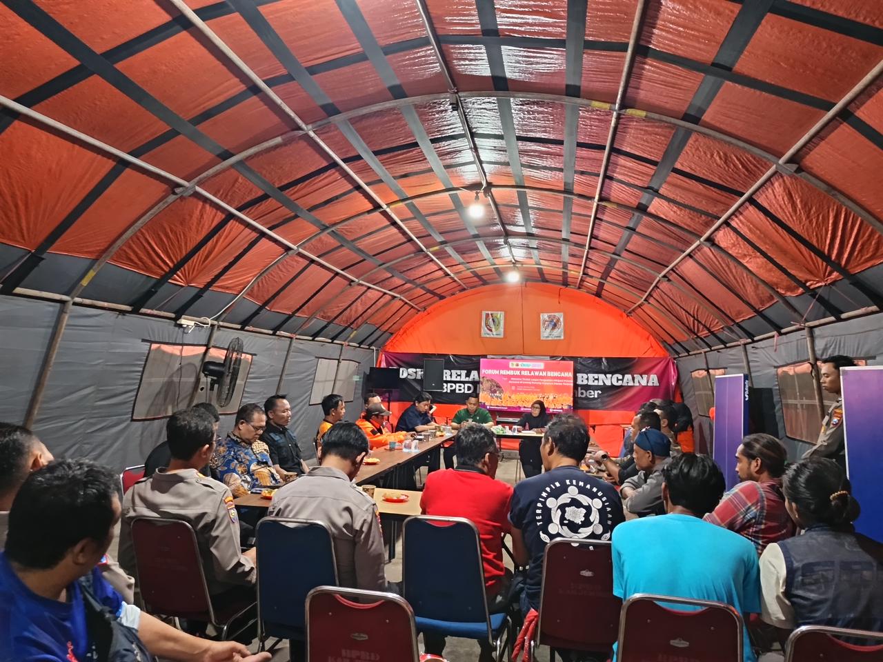 Forum Rembuk Relawan Bencana BPBD Jember Bahas Strategi Mitigasi di Kawasan Danau Tunjung