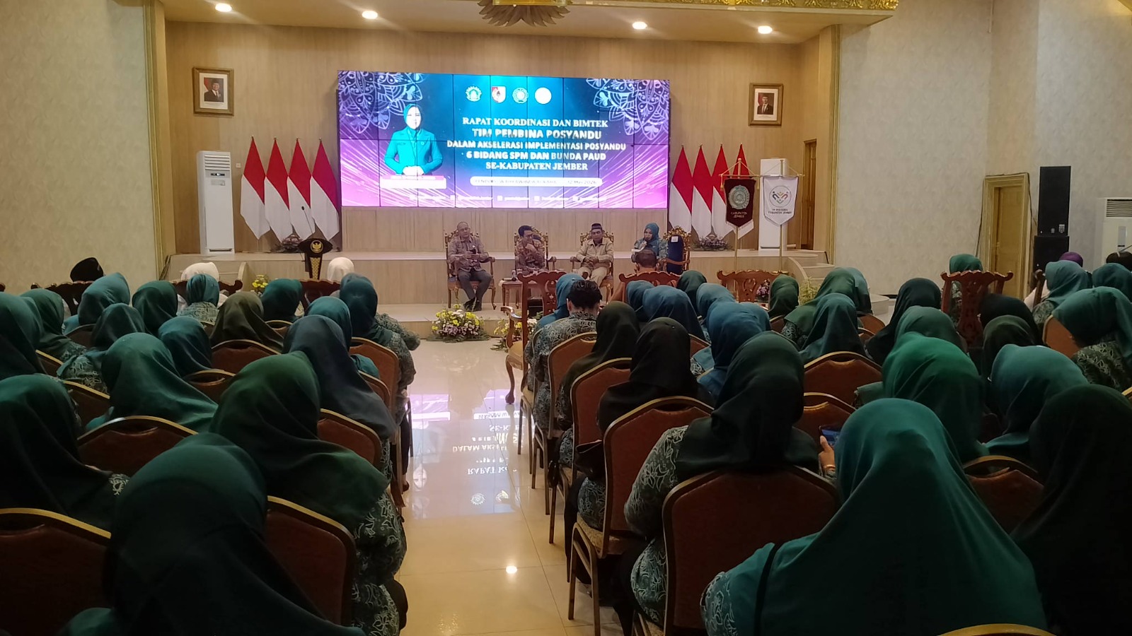 Rakor dan Bimtek TP PKK Jember, Tingkatkan Layanan Dasar Posyandu