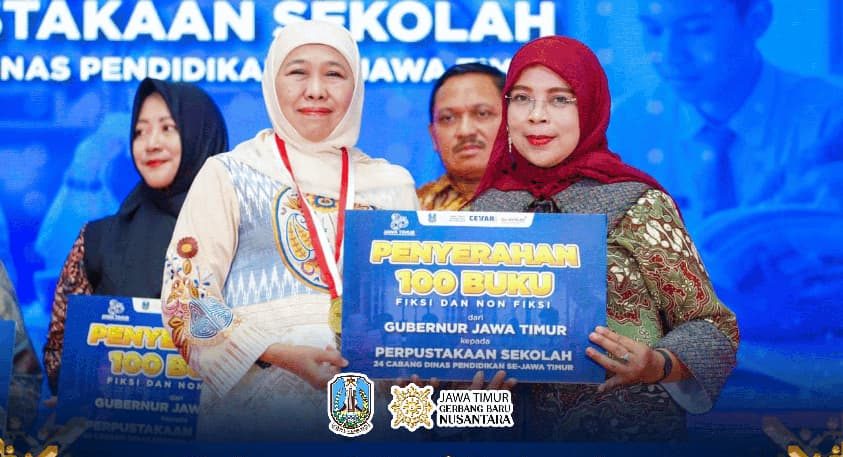 Hari Buku Nasional 2026, Khofifah Ajak Masyarakat Jadikan Membaca sebagai Gaya Hidup