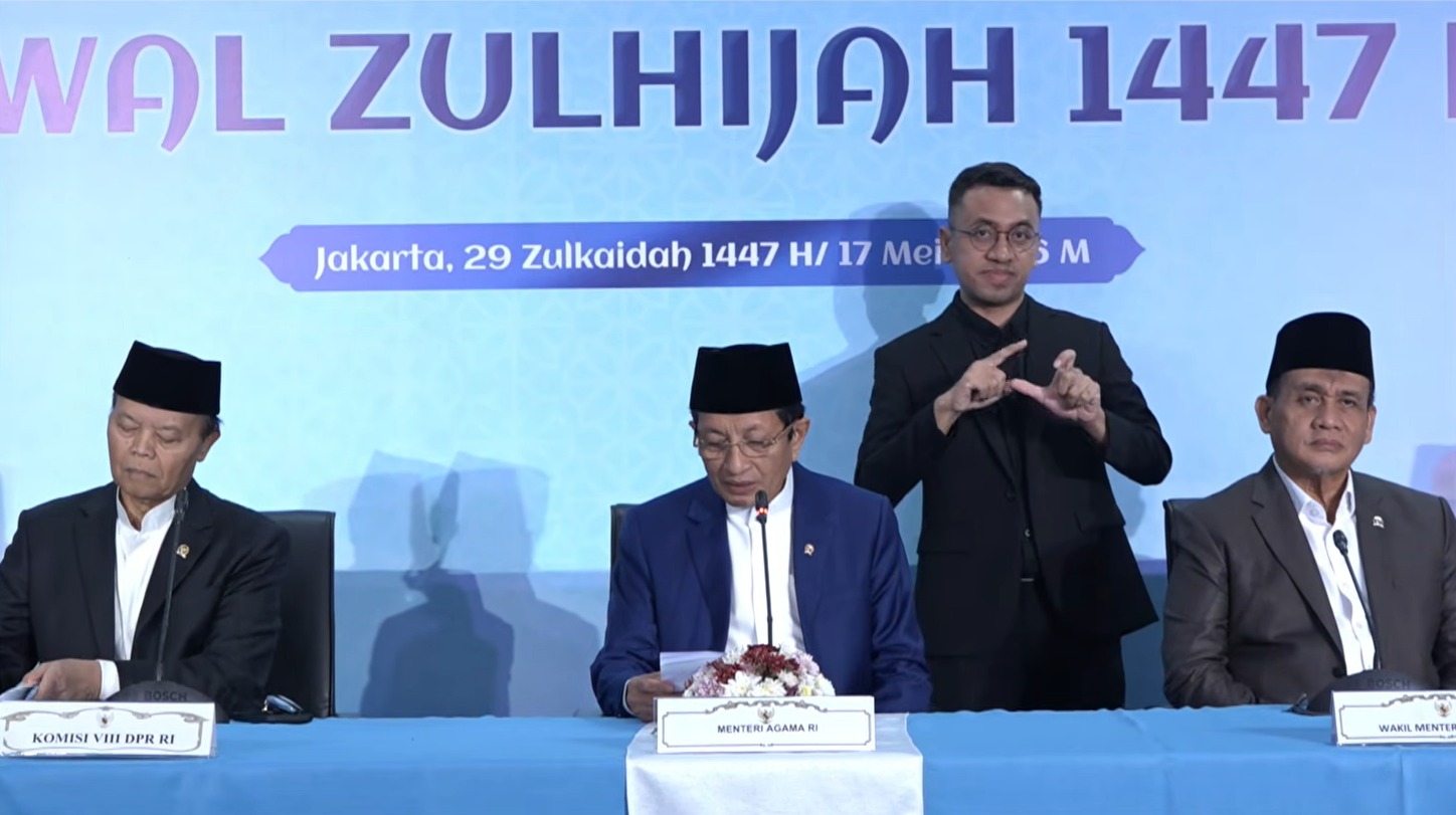 Hasil Sidang Isbat: Pemerintah Tetapkan Iduladha 1447 Hijriah Jatuh 27 Mei 2026