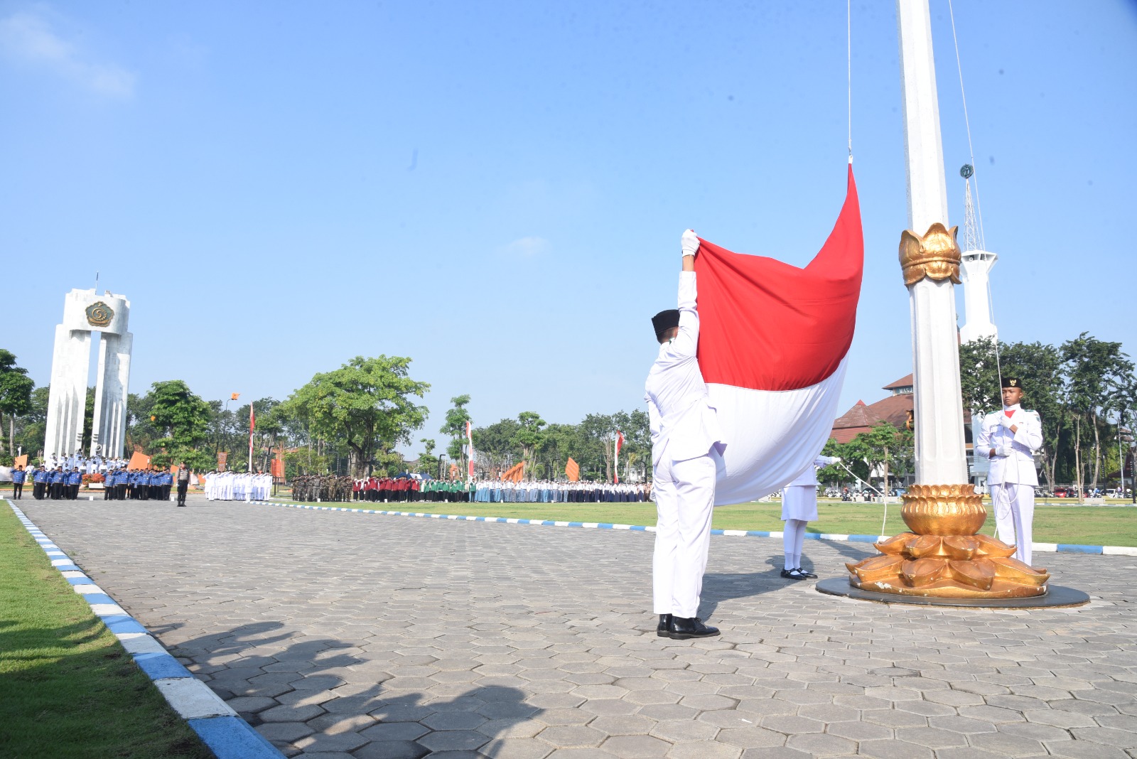 Pimpin Upacara Harkitnas, Wabup Sidoarjo Serukan Jaga Tunas Bangsa Demi Kedaulatan Negara