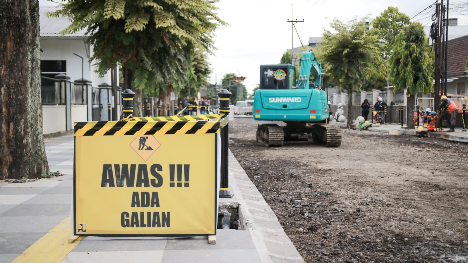 Street Food Jember Berkonsep Nusantara dan Eropa Klasik, Progres Masih 30 Persen