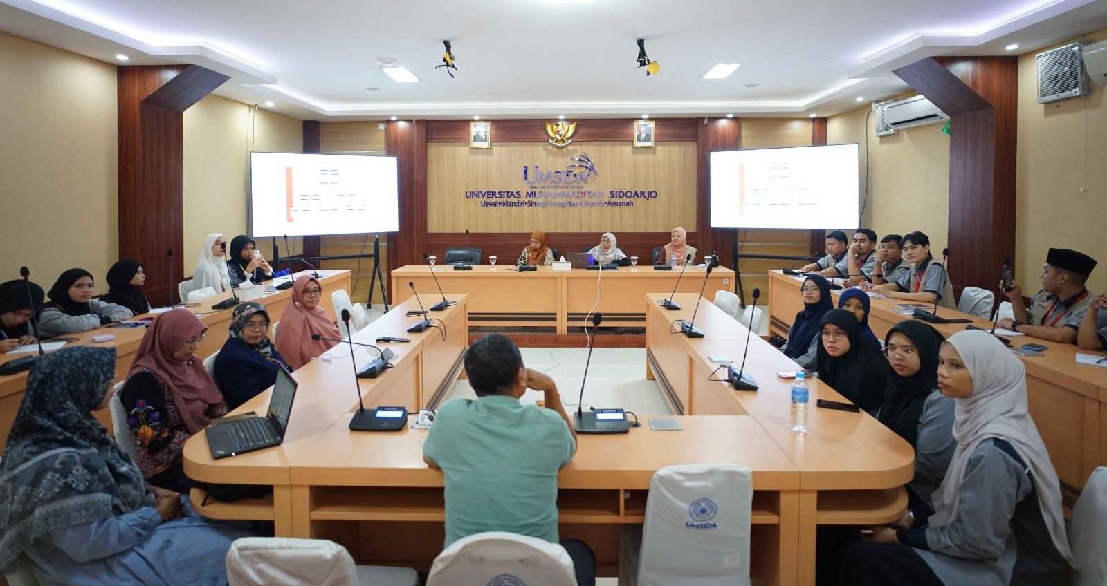Kunjungi Halal Center Umsida, Mahasiswa USIM Pelajari Industri Halal