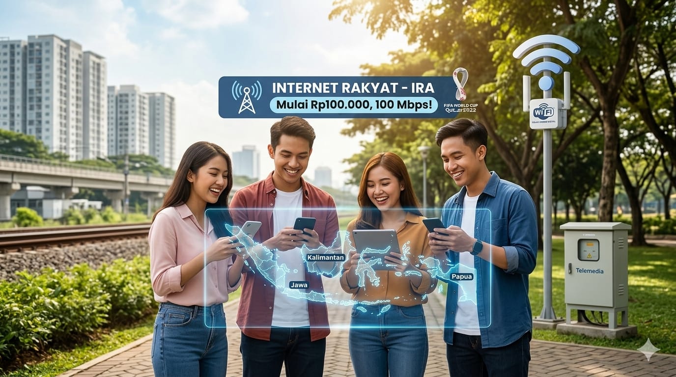 WIFI Rilis ‘Internet Rakyat’ Rp100 Ribu, Sengat Pasar Fixed Broadband