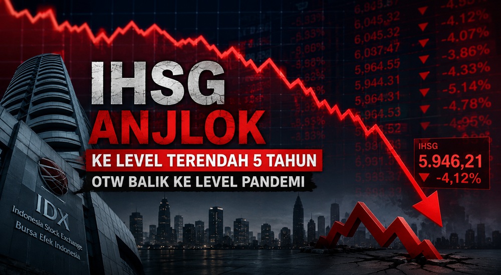 IHSG Terjun ke Level Terendah 5 Tahun, Investor Dihantui Bayang-bayang Krisis Pasar