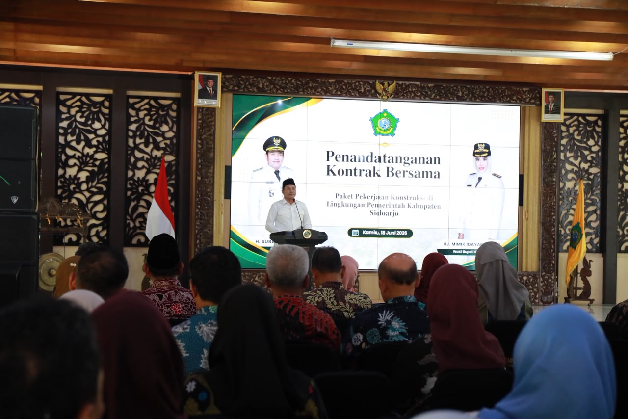 Bupati Subandi Perketat Pengawasan Pengerjaan Proyek di Sidoarjo: Harus Tepat Waktu dan Bermutu