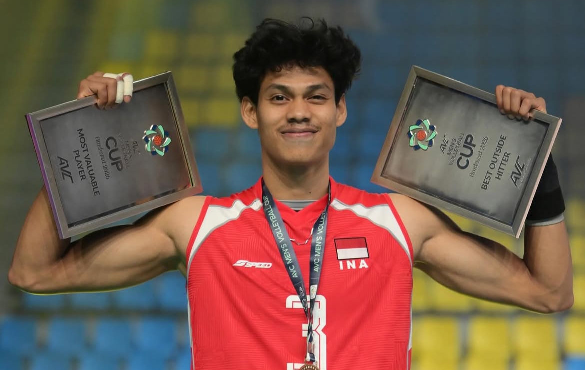 Boy Arnez Arabi, Peraih MVP AVC Men’s Cup 2026 Ternyata Mahasiswa Muhammadiyah