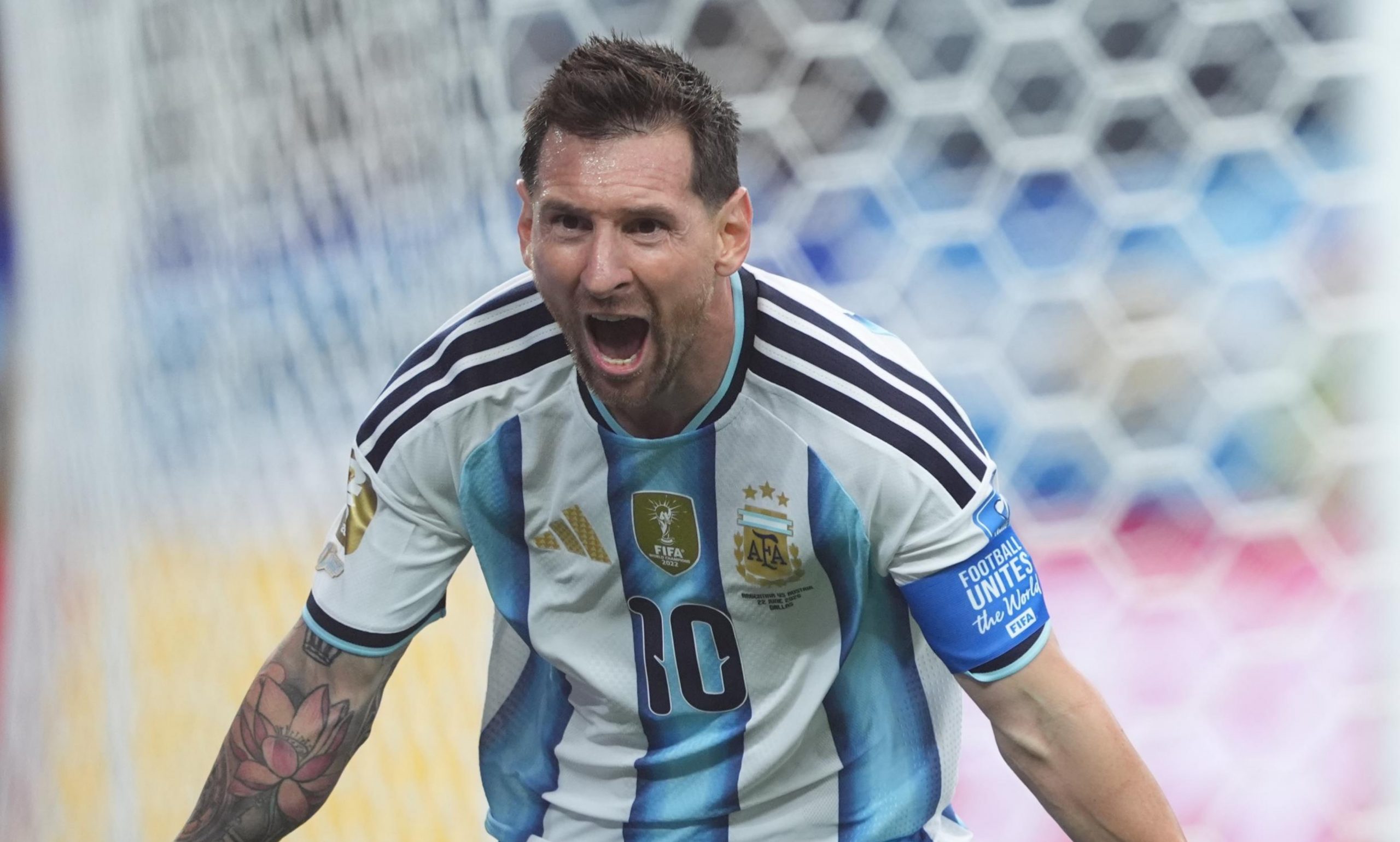 Striker sekaligus kapten Timnas Argentina, Lionel Messi. (Foto: @leomessi)