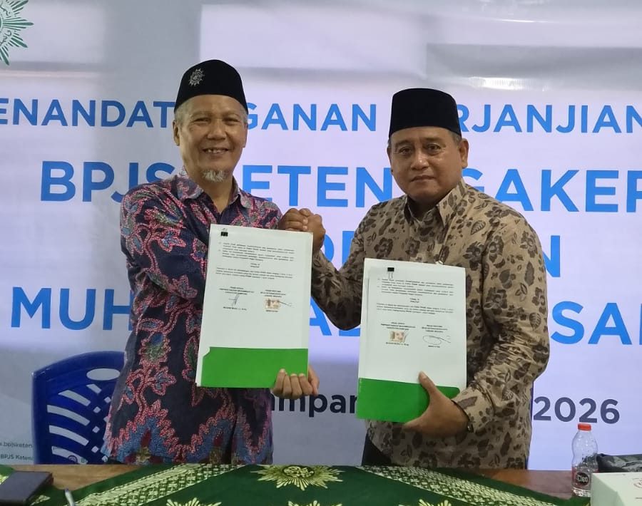 Muhammadiyah Sampang Gandeng BPJS Ketenagakerjaan, Guru hingga Marbot Masjid Dapat Perlindungan Sosial