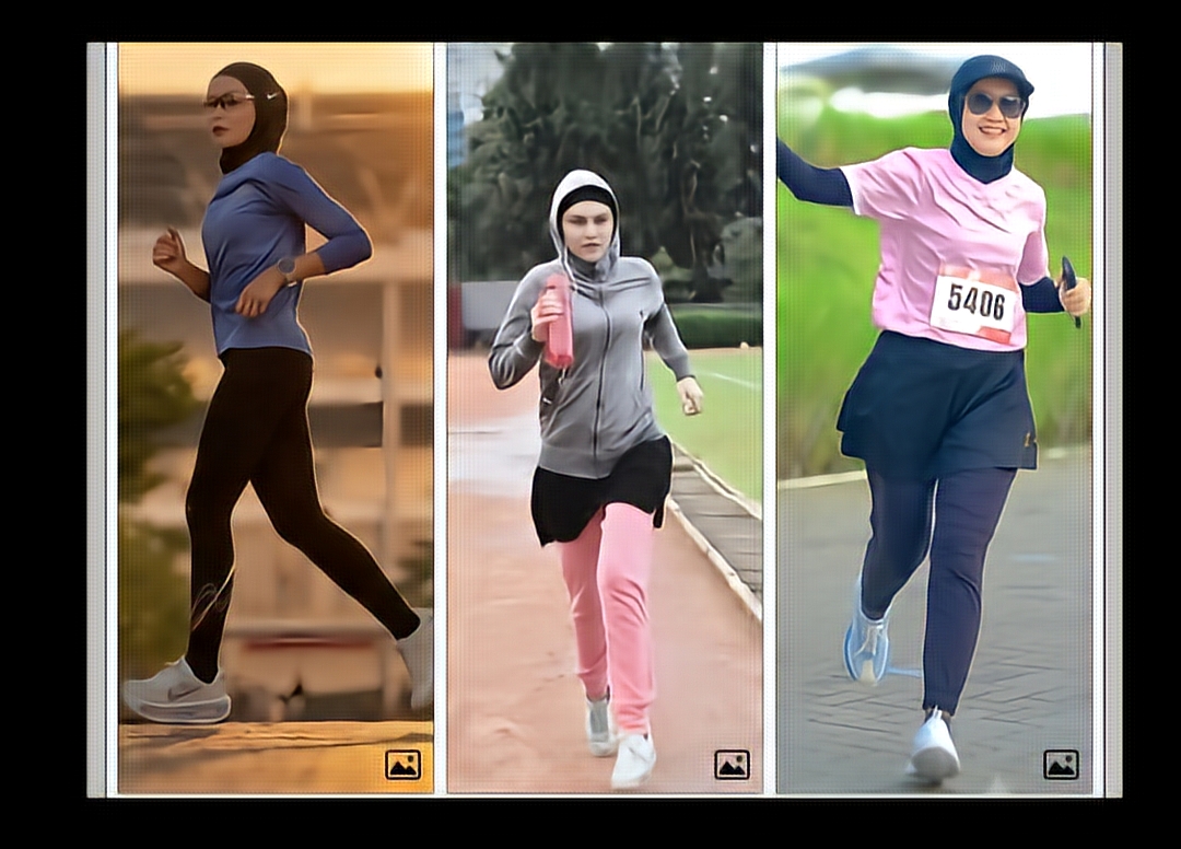 ​OOTD Modest Running ala Influencer Hijab Ramai Jadi Inspirasi Gaya Hidup Sehat Muslimah