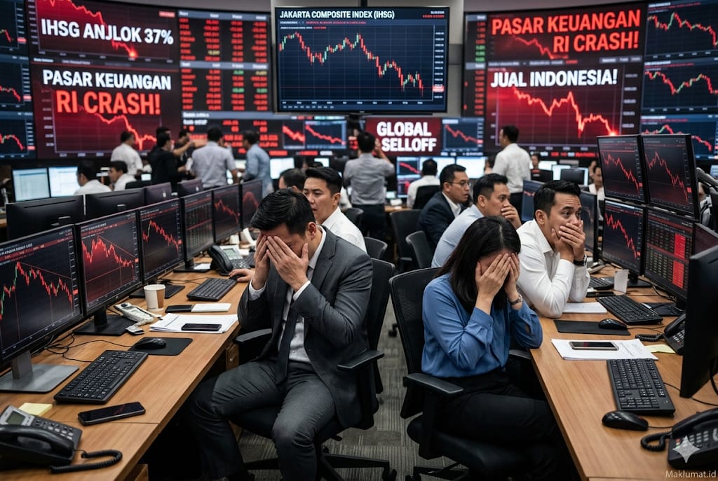 ​Seruan “Sell Indonesia” Bergema di Kalangan Investor Global, Sentimen Negatif Robek IHSG dan Rupiah