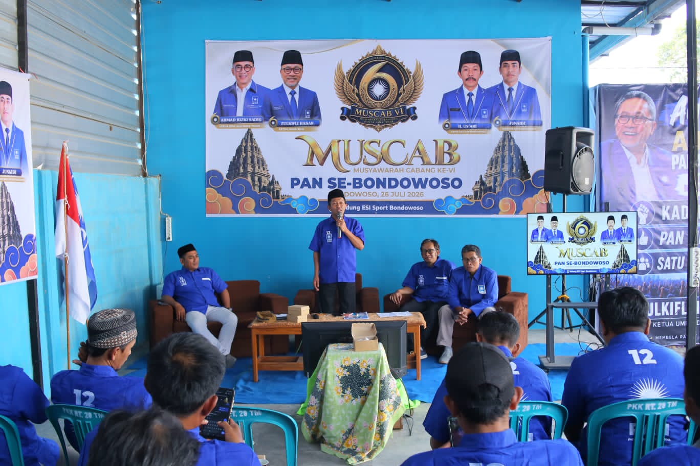 Muscab VI PAN Se-Bondowoso: Ajang Konsolidasi dan Penguatan Struktur Partai