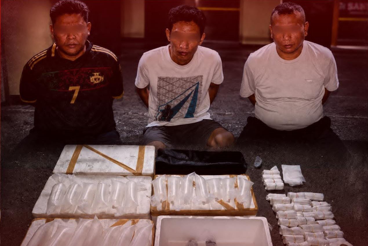 Selundupkan Ribuan Baby Lobster, Polresta Banyuwangi Tangkap Tiga Pria dan Amankan Satu Mobil