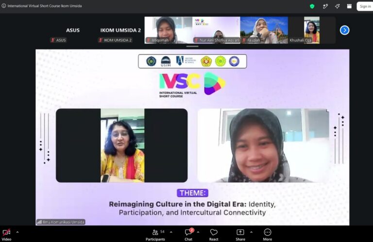 Gelar IVSC 2026, Ikom Umsida Bersama 4 Negara Perluas Jejaring Internasional: Bahas Budaya Digital