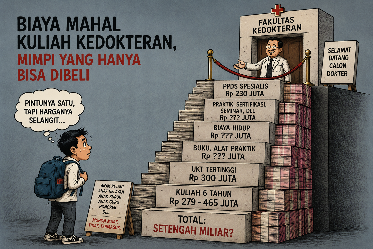 Indonesia Kekurangan Dokter Jantung? Mungkin yang Kurang Adalah Jalan Menjadi Dokter