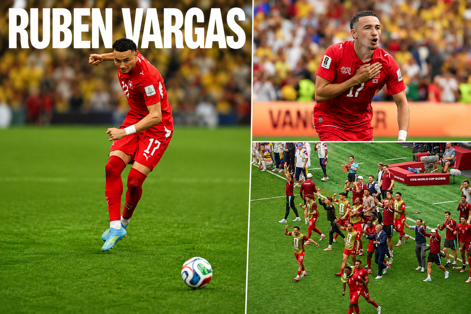 Swiss Vs Kolombia: Menang Adu Penalti, Ruben Vargas Dkk Tantang Argentina di Perempat Final Piala Dunia 2026