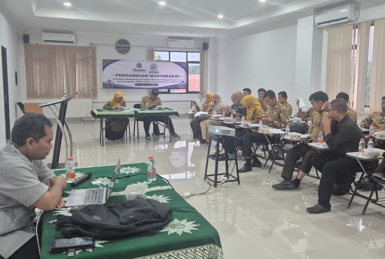 Perkokoh Ekonomi Umat, LPPM UHAMKA Latih Pengelola KSPPS Khairu Ummah Tata Kelola Berbasis Maqasid Syariah