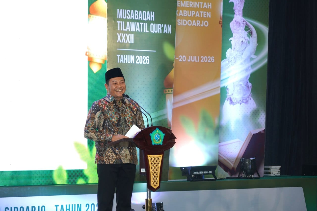 Buka MTQ XXXII 2026, Bupati Sidoarjo: Lahirkan Generasi Qur’ani Berakhlak, Berilmu, dan Jadi Teladan