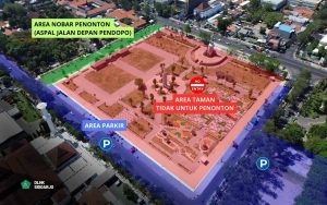 Area Nobar Final Piala Dunia 2026 di Alun-alun Sidoarjo