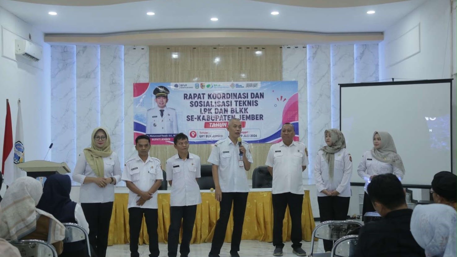 Siapkan Tenaga Kerja Kompeten, Disnaker Jember Perkuat LPK dan BLKK