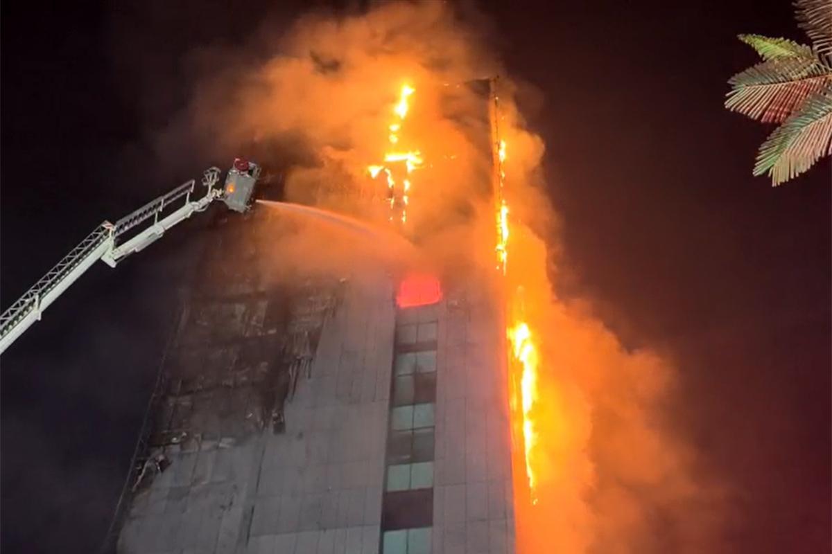 Gedung Bapenda DKI Jakarta Terbakar