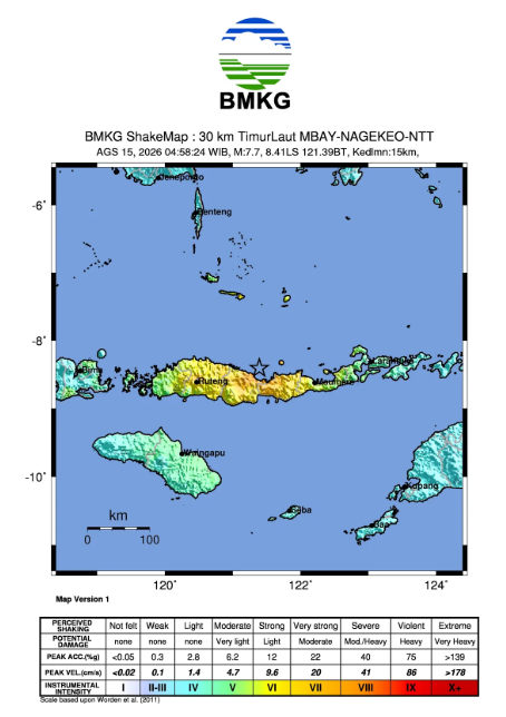 Gempa Nageoka