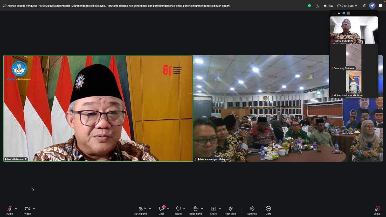 Mendikdasmen Tegaskan Komitmen Pemerintah Perkuat Layanan Pendidikan bagi Anak PMI di Malaysia