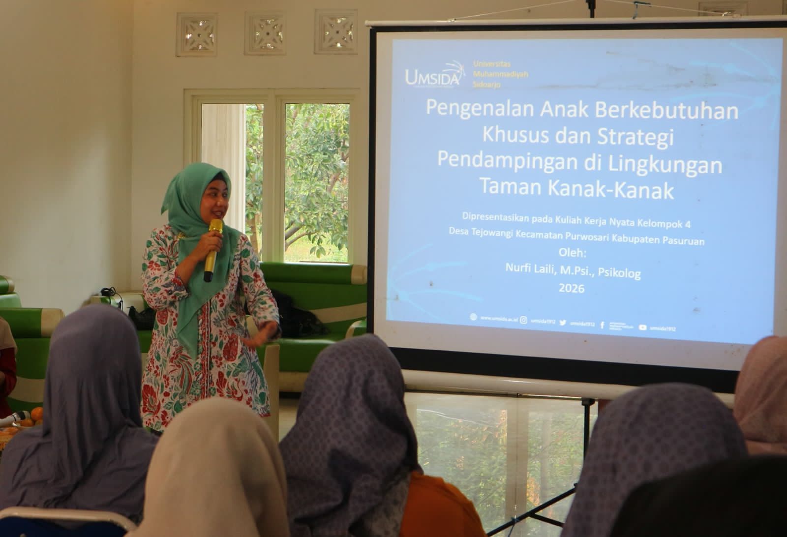 Mahasiswa KKN Umsida Edukasi Guru PAUD di Tejowangi Lebih Cermat Kenali ABK