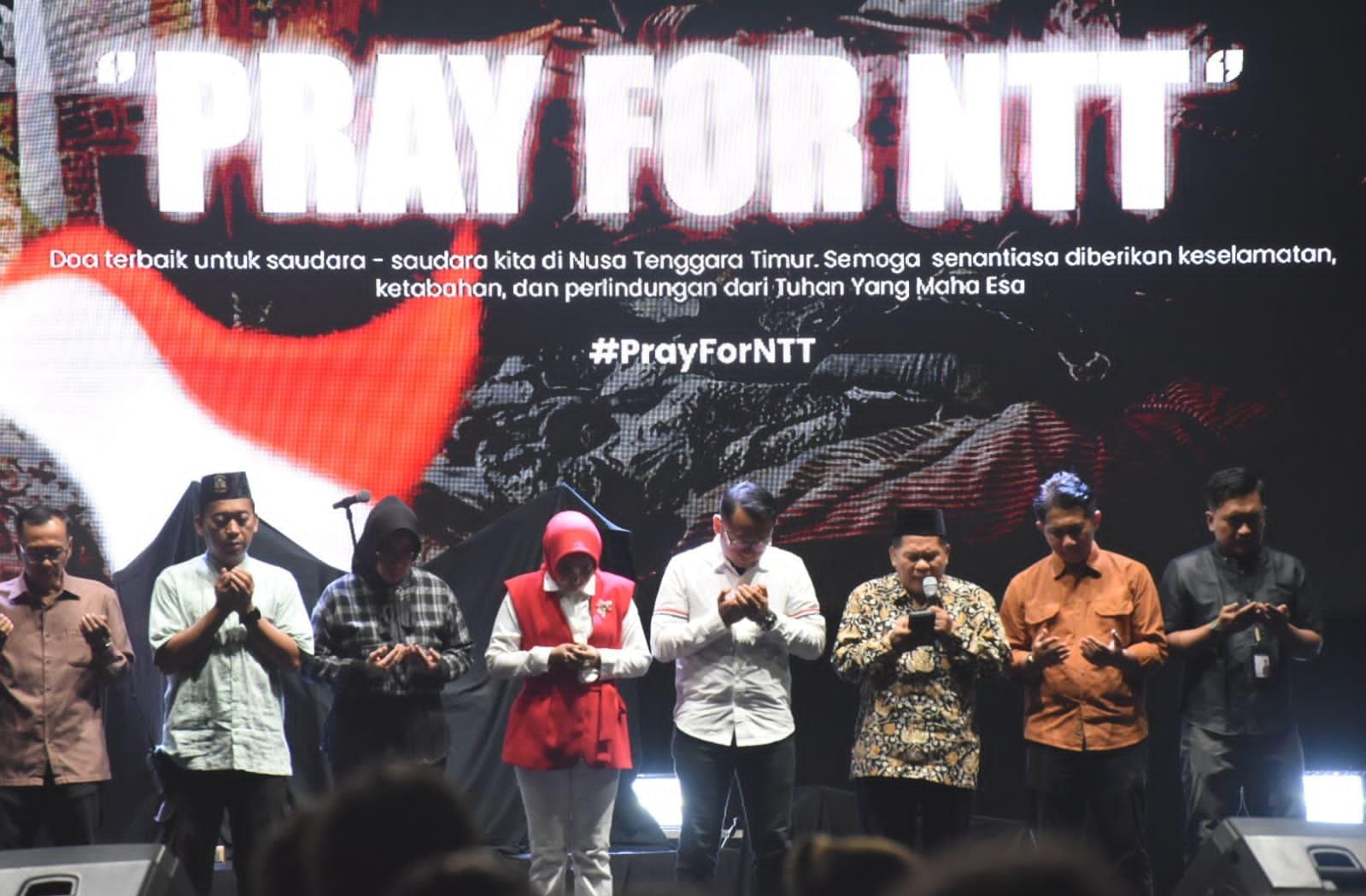 Pemkab Sidoarjo Doa Bersama dan Galang Donasi untuk Korban Gempa NTT, Wabup Mimik Sumbang Rp100 Juta