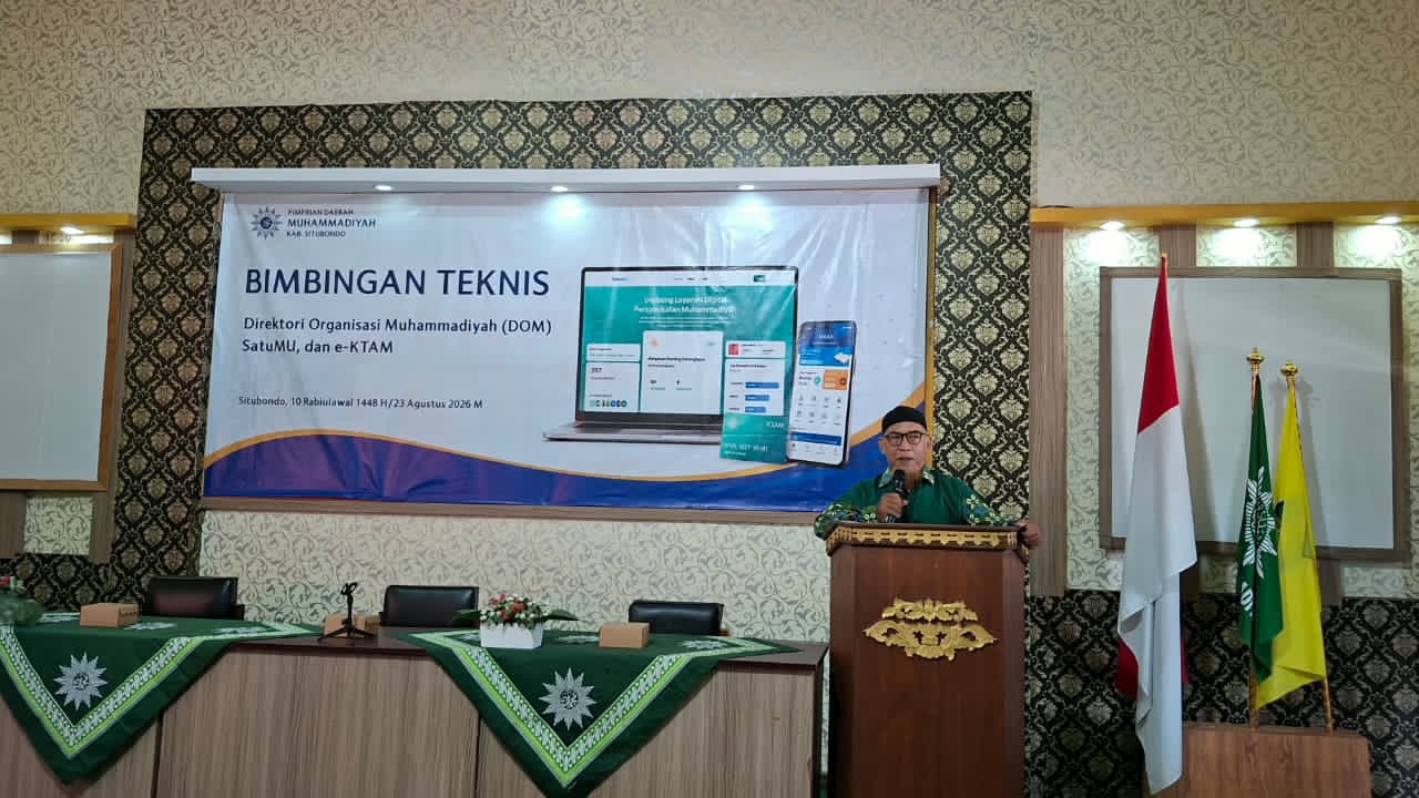 Muhammadiyah Situbondo Perkuat Tata Kelola Organisasi melalui Bimtek SatuMu