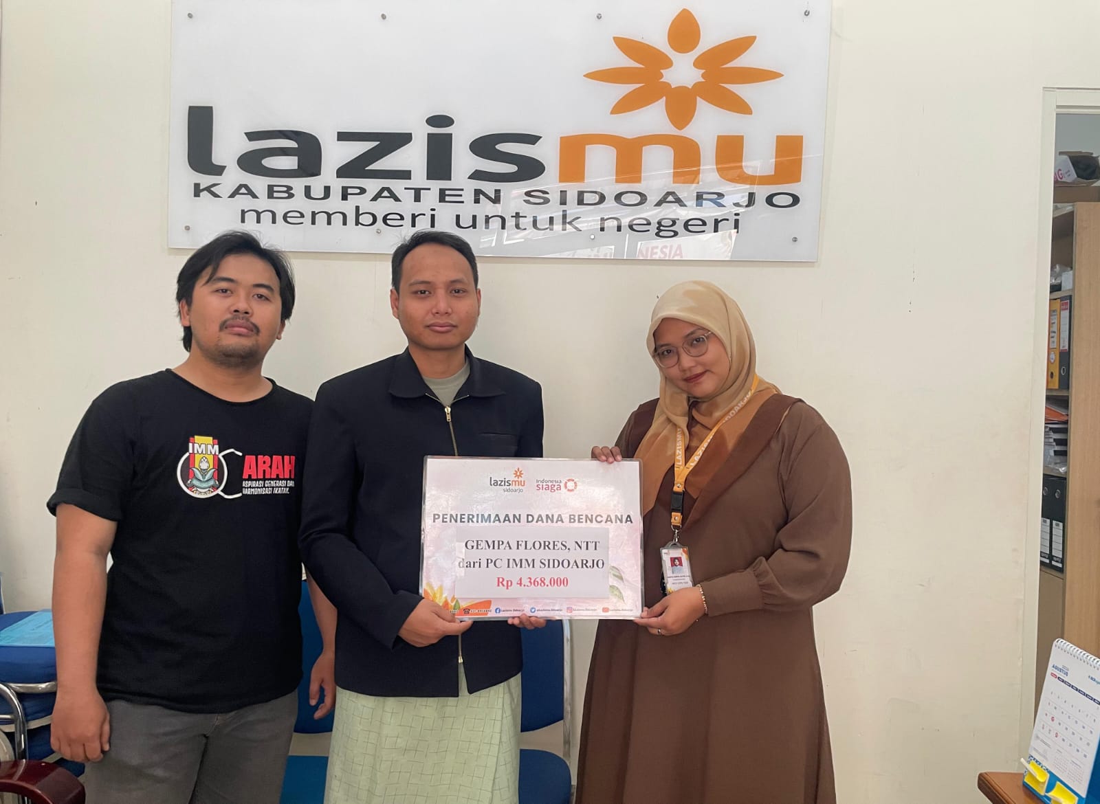 Solidaritas Warga Sidoarjo: IMM Himpun Donasi untuk Masyarakat Terdampak Gempa NTT, Disalurkan Lewat Lazismu