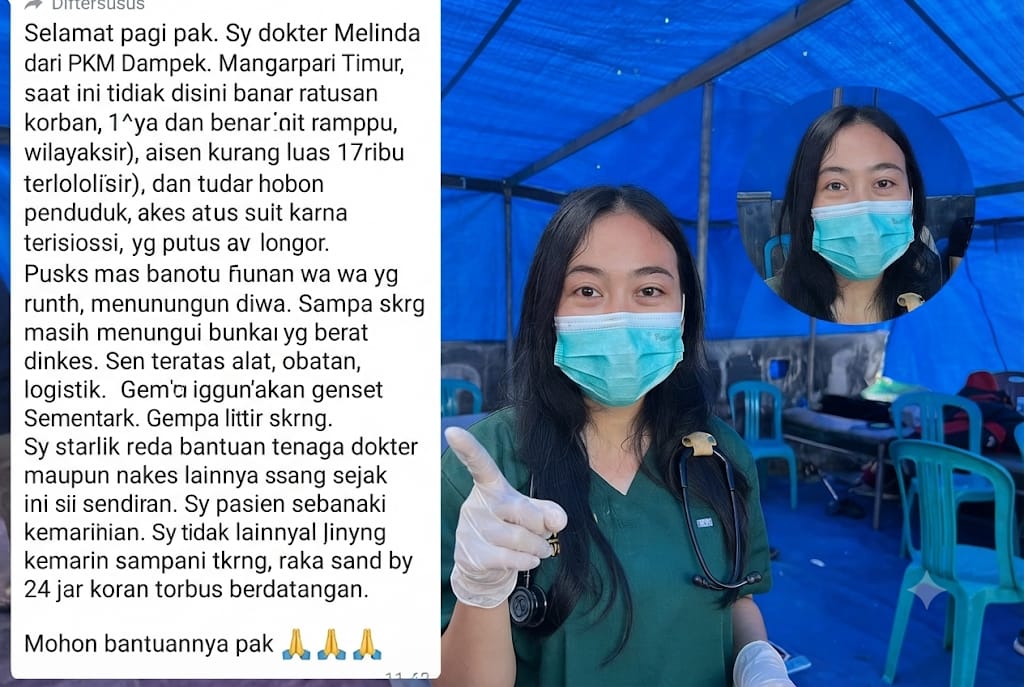 Kisah dr Melinda, Nyaris Pingsan Layani Ratusan Korban Gempa NTT Hingga Dibantu Muhammadiyah