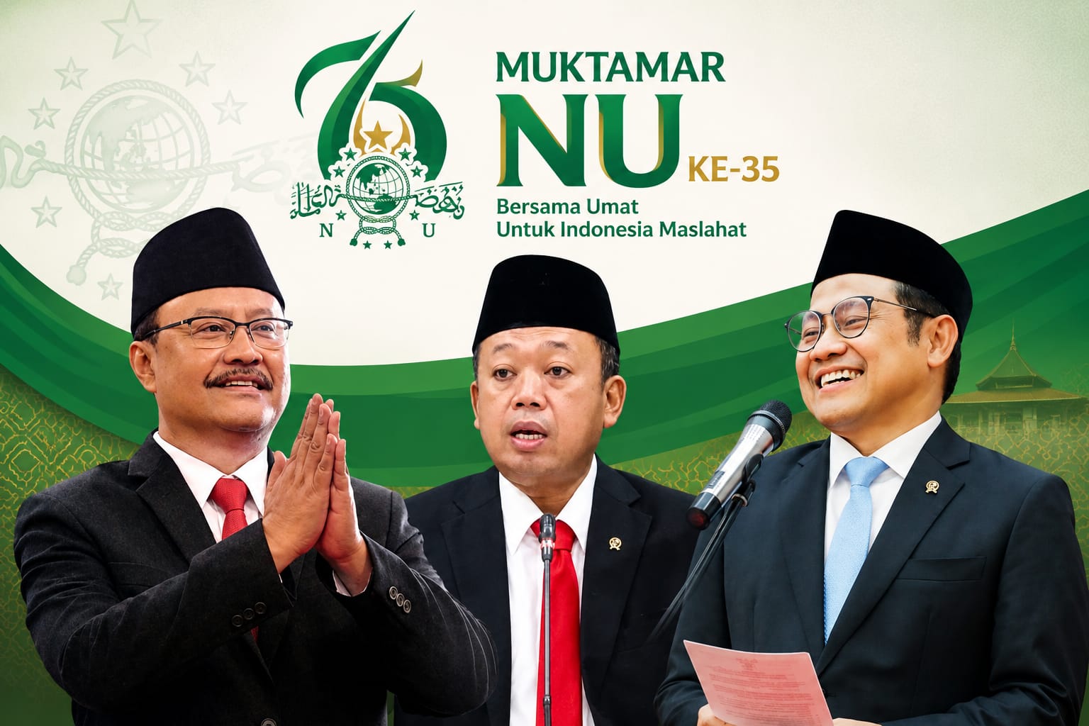 Tiga Menteri Prabowo Disebut Bertarung di Muktamar NU, Ini Peta Porosnya