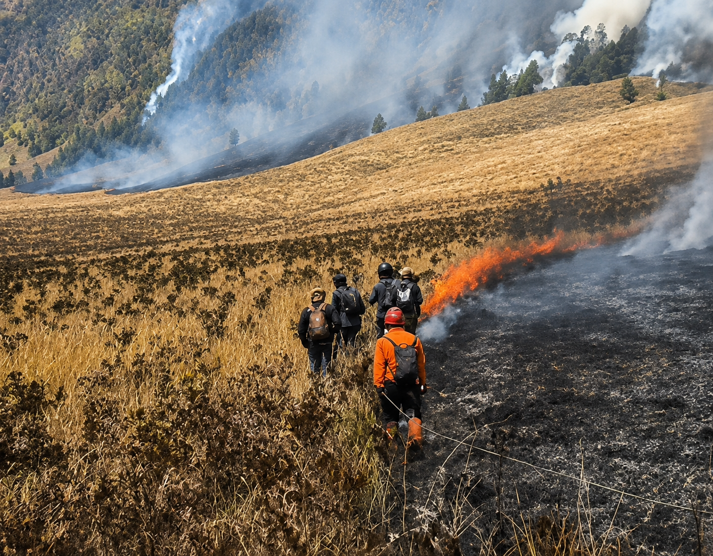 Api Belum Padam, Menhut Raja Juli Antoni Turun Gunung ke Bromo: Water Bombing Terus Dikebut!