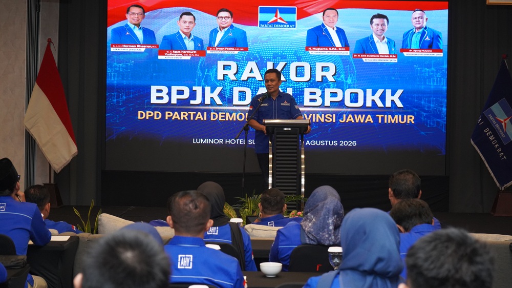 Demokrat Jatim Targetkan Kemenangan Lebih Besar di 2029, AHY Dinilai Jadi Magnet Baru Rekrutmen Kader