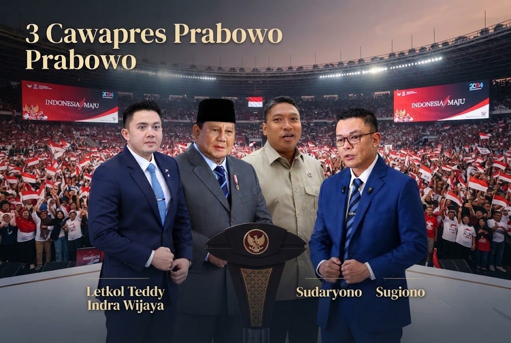 Gibran Mulai Terancam? Tiga Nama Disebut Masuk Bursa Wapres Prabowo 2029